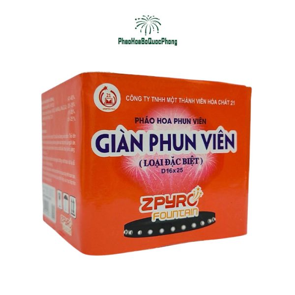 Pháo hoa Giàn phun viên (loại đặc biệt)