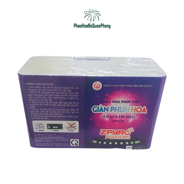 sản phẩm pháo hoa Giàn phun hoa D16x36