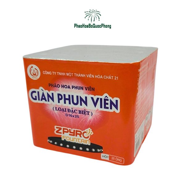 sản phẩm Pháo hoa Giàn phun viên (loại đặc biệt)