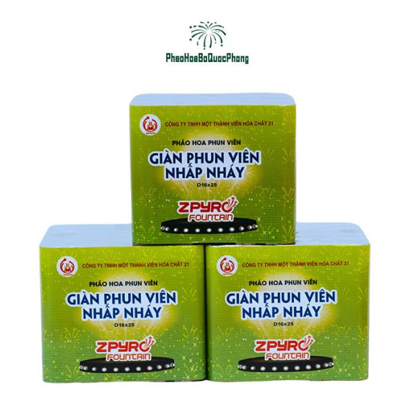 sản phẩm Pháo hoa Giàn phun viên nhấp nháy D16x25