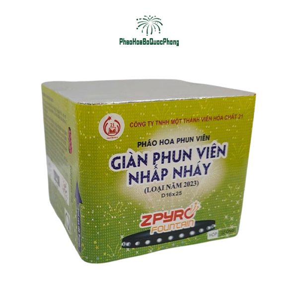 sản phẩm Pháo hoa Giàn phun viên nhấp nháy (loại năm 2023)